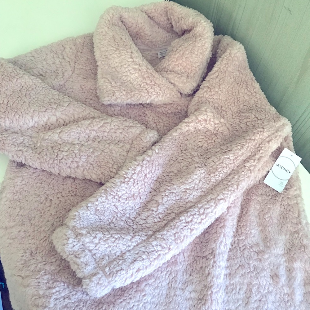 NWT Jockey Fleece soft pink, XL